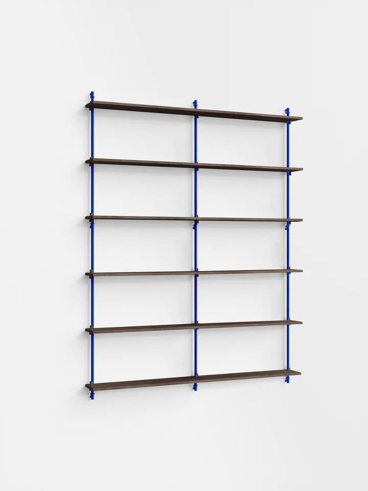 Moebe Wall Shelving ws.200.2.B Smoked oak