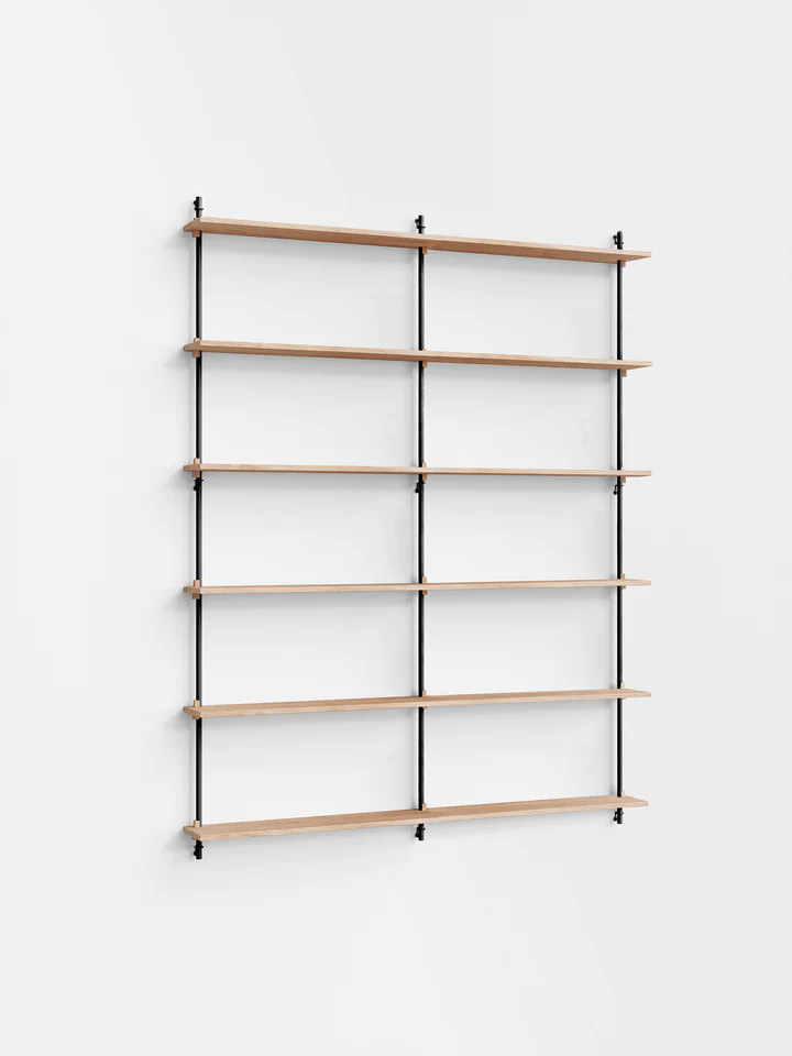 Moebe Wall Shelving ws.200.2.B