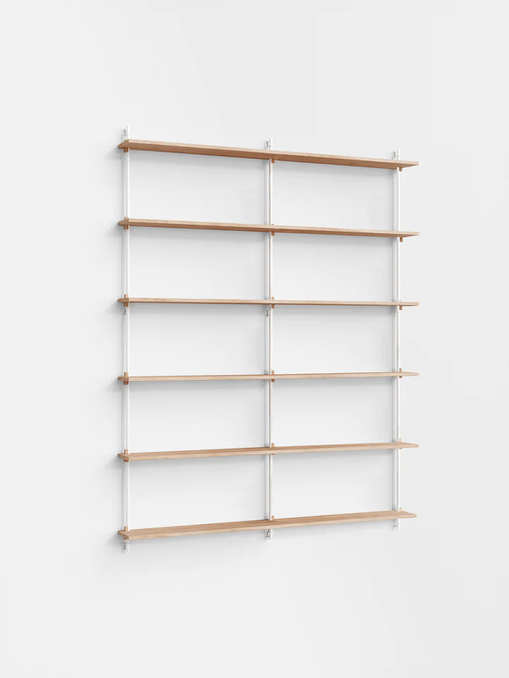 Moebe Wall Shelving ws.200.2.B