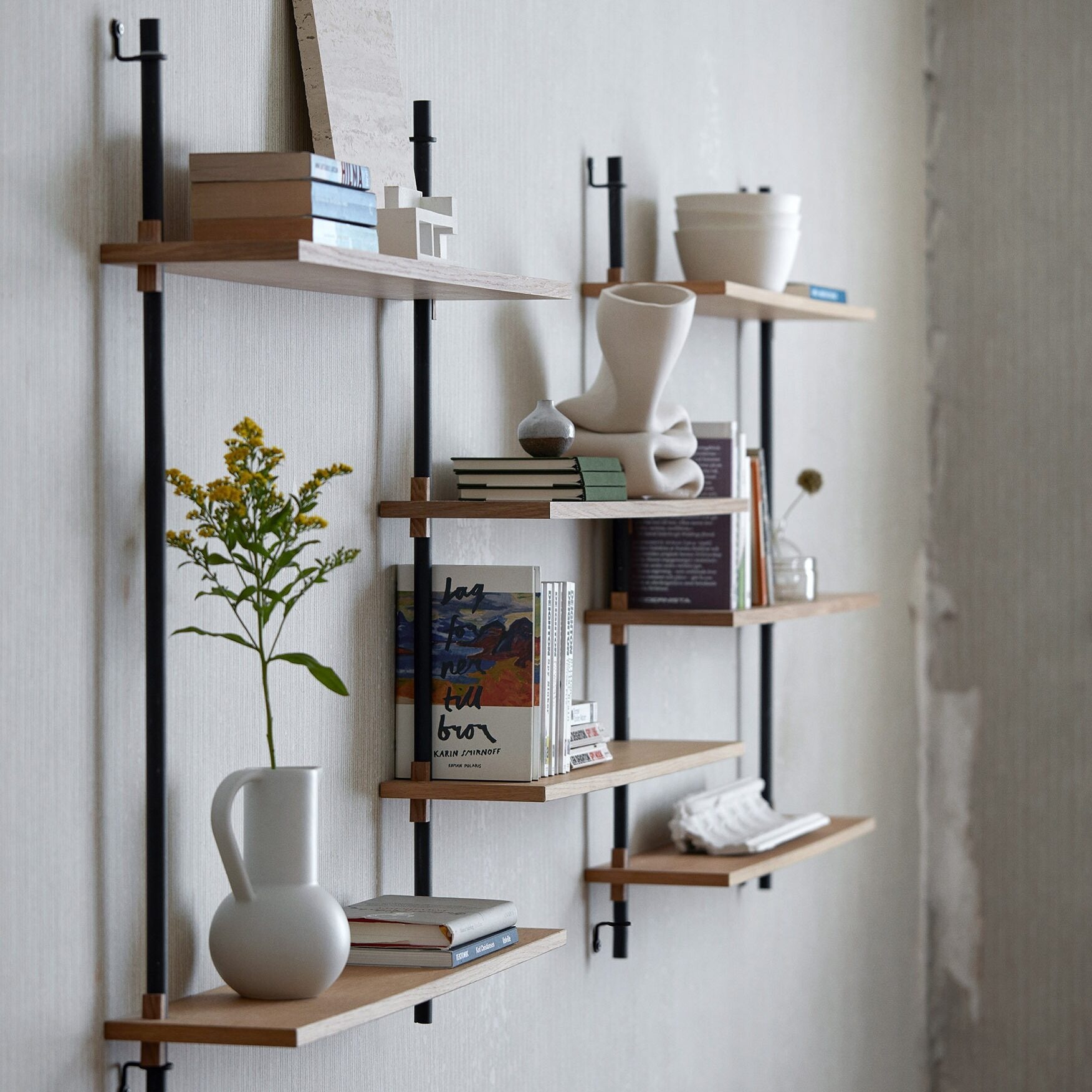 Moebe Wall Shelving ws.200.2.B