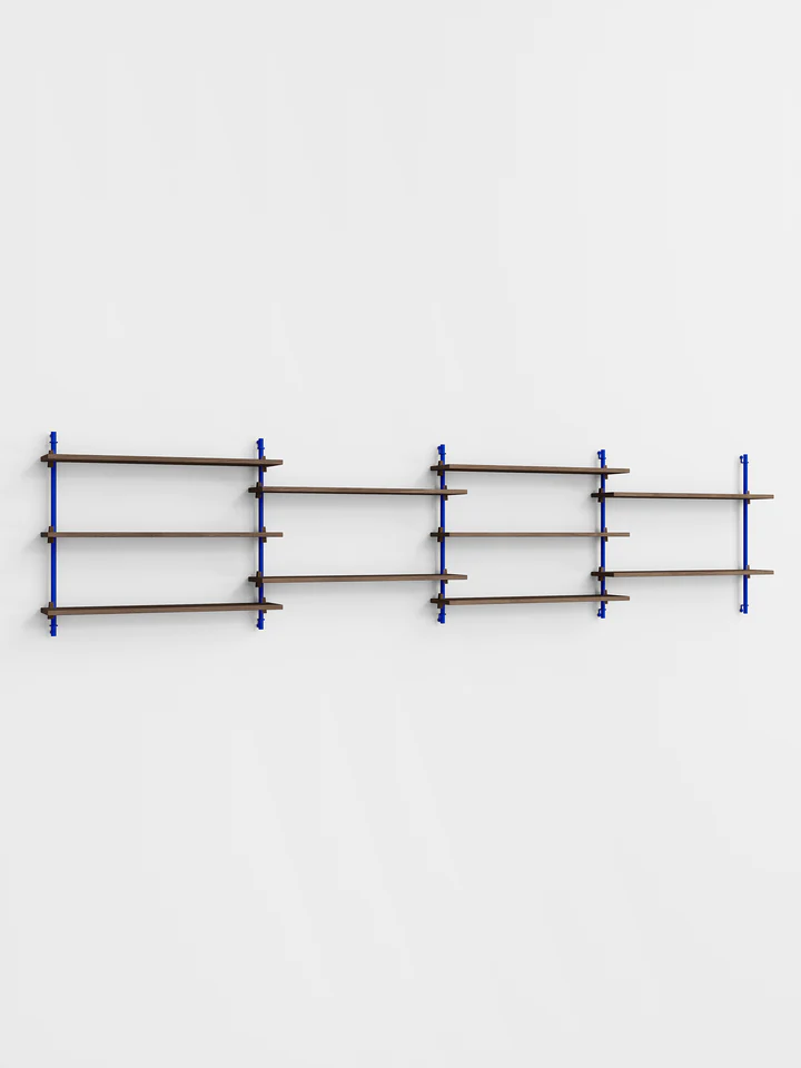 Moebe Wall Shelving ws.65.4 Smoked Oak