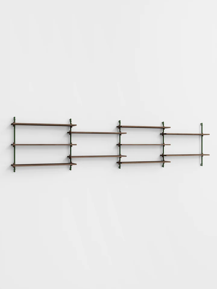 Moebe Wall Shelving ws.65.4 Smoked Oak