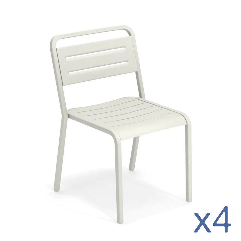 EMU 208 Urban Chair - White - Set of 4