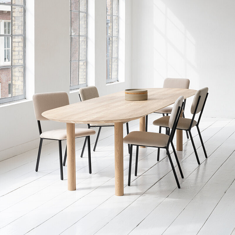 STUDIO HENK Co Chair zonder armleuning - zwart - tonica 111