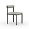 STUDIO HENK Bolster Chair zonder armleuning - zwart - tonus4 135