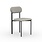 STUDIO HENK Oblique chair bekleed - Olbia ecru 102/Zwart