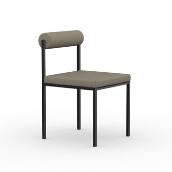 STUDIO HENK Oblique Chair zonder armleuning - zwart - brema sand03