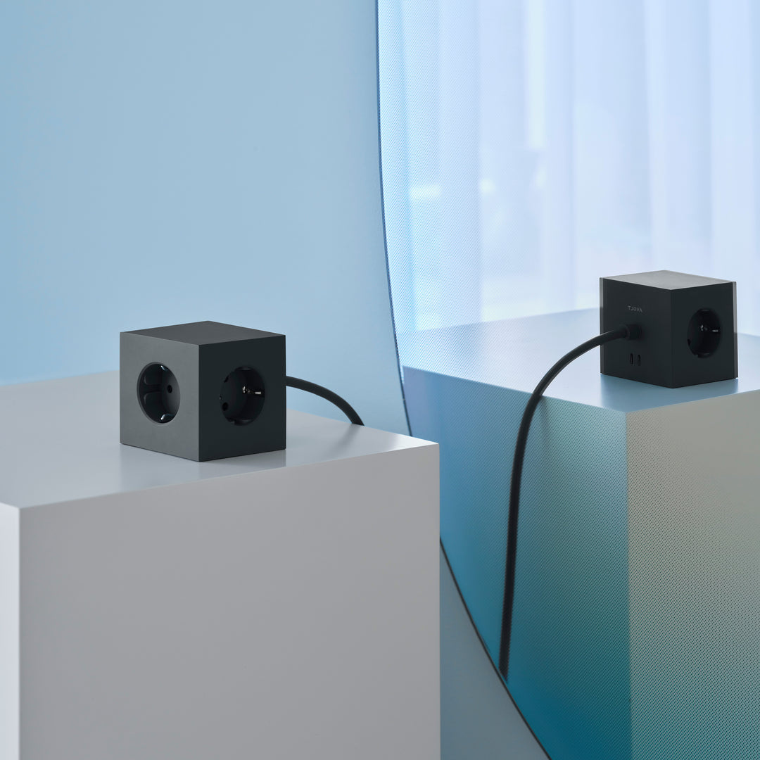 AVOLT Square 1 USB-A 3m Magnet Version Stockholm Black
