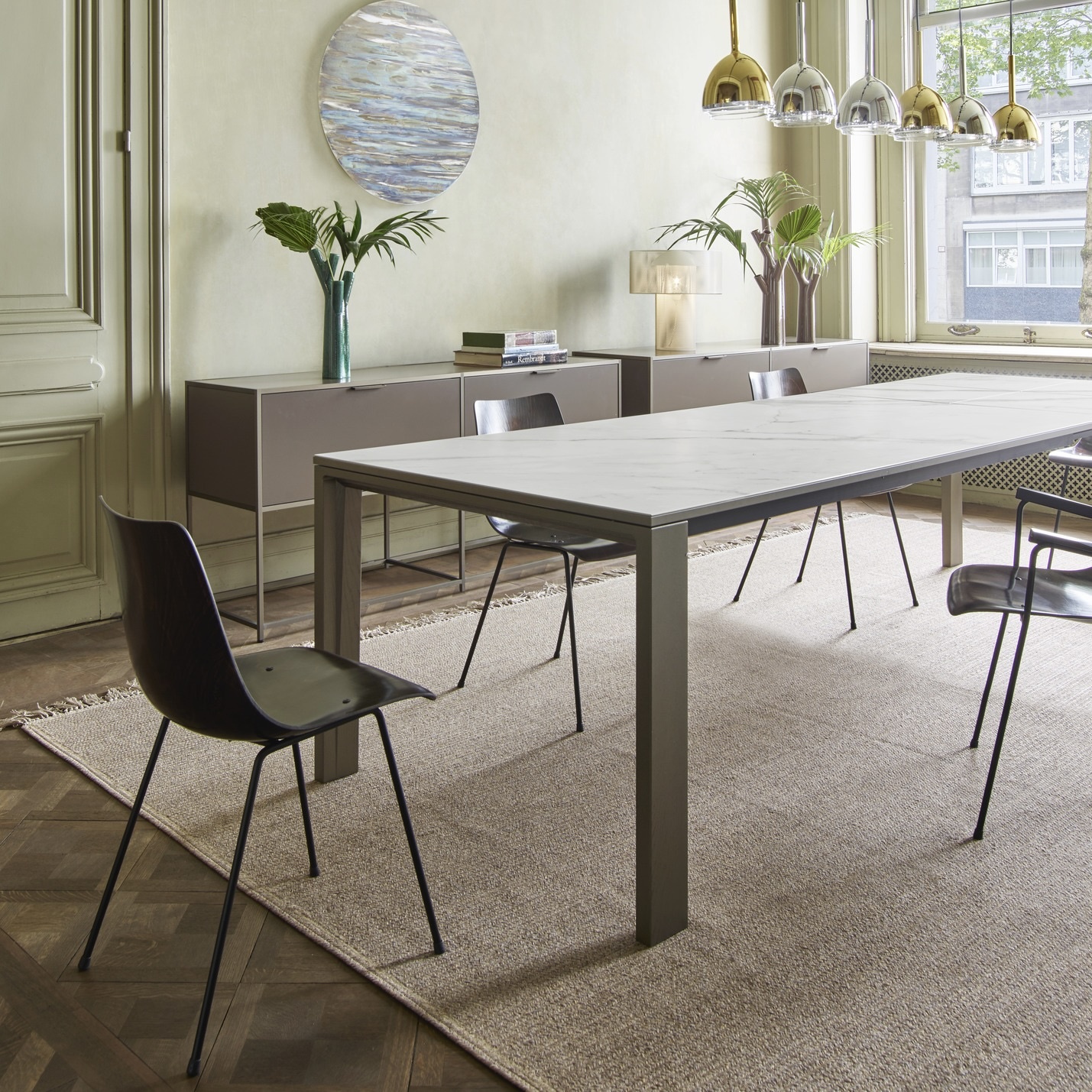 Ligne Roset Cm 131 Carver chair - Dark Brown Beech