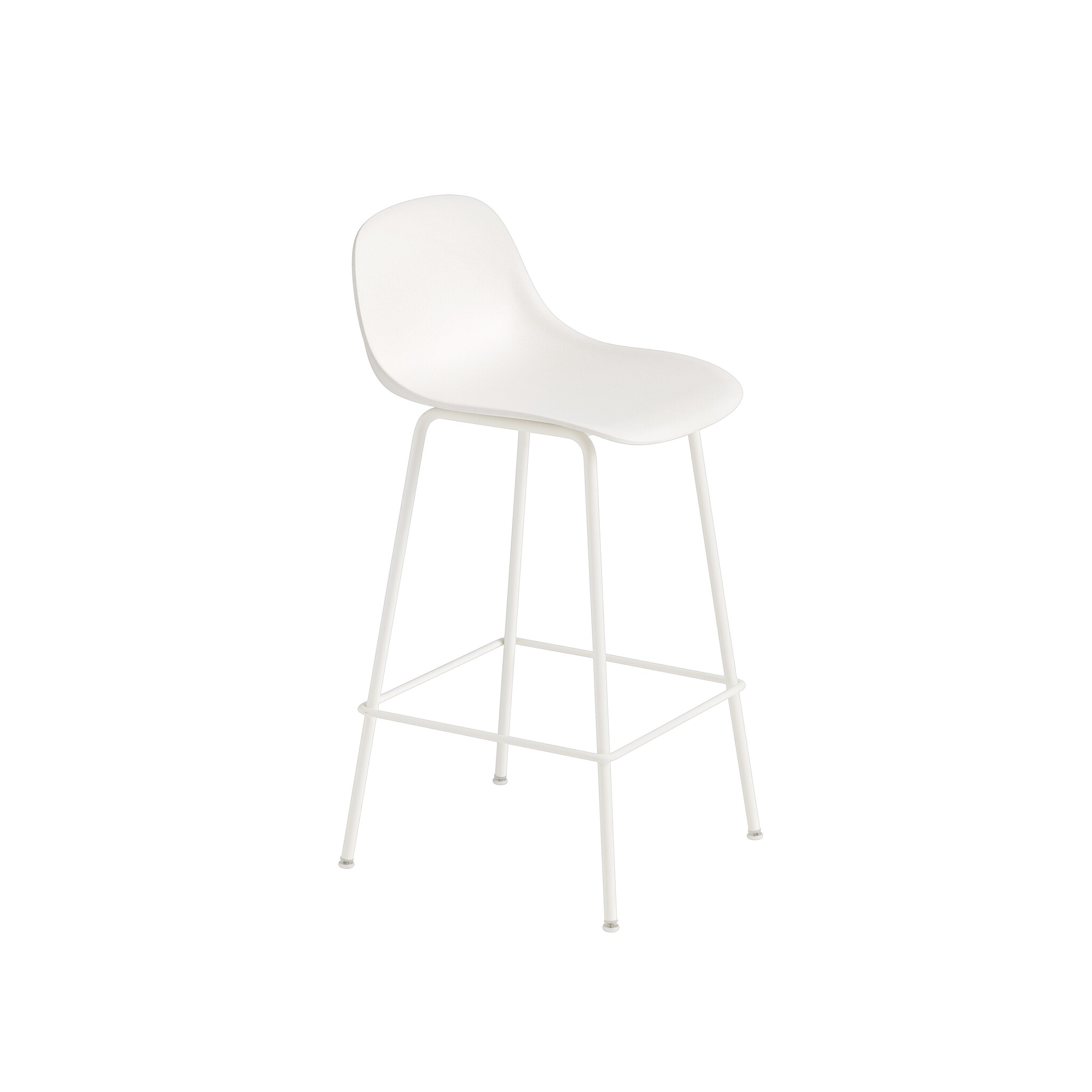 Muuto Fiber Counter Stool w. Back Tube H65