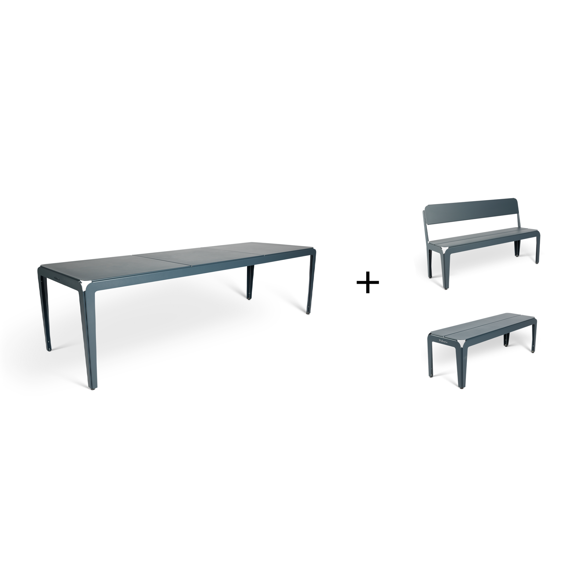 Weltevree Bended table (270) including benches - SET
