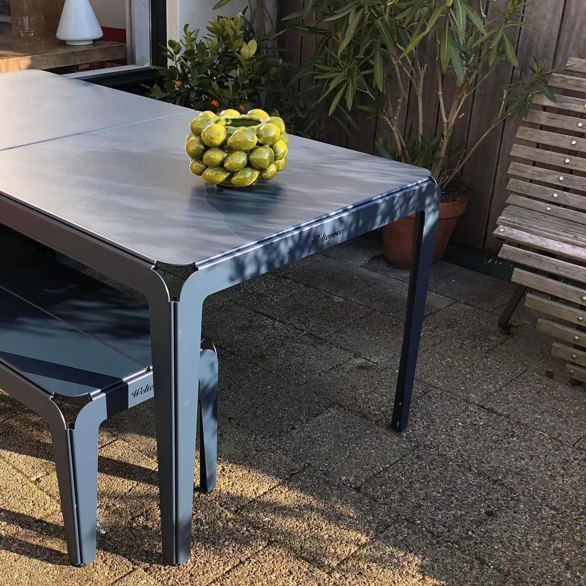 Weltevree Bended table (180) including benches - SET