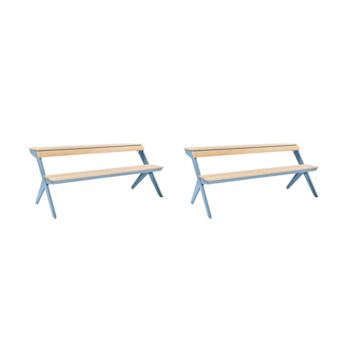 Weltevree 2 Tablebenches - SET