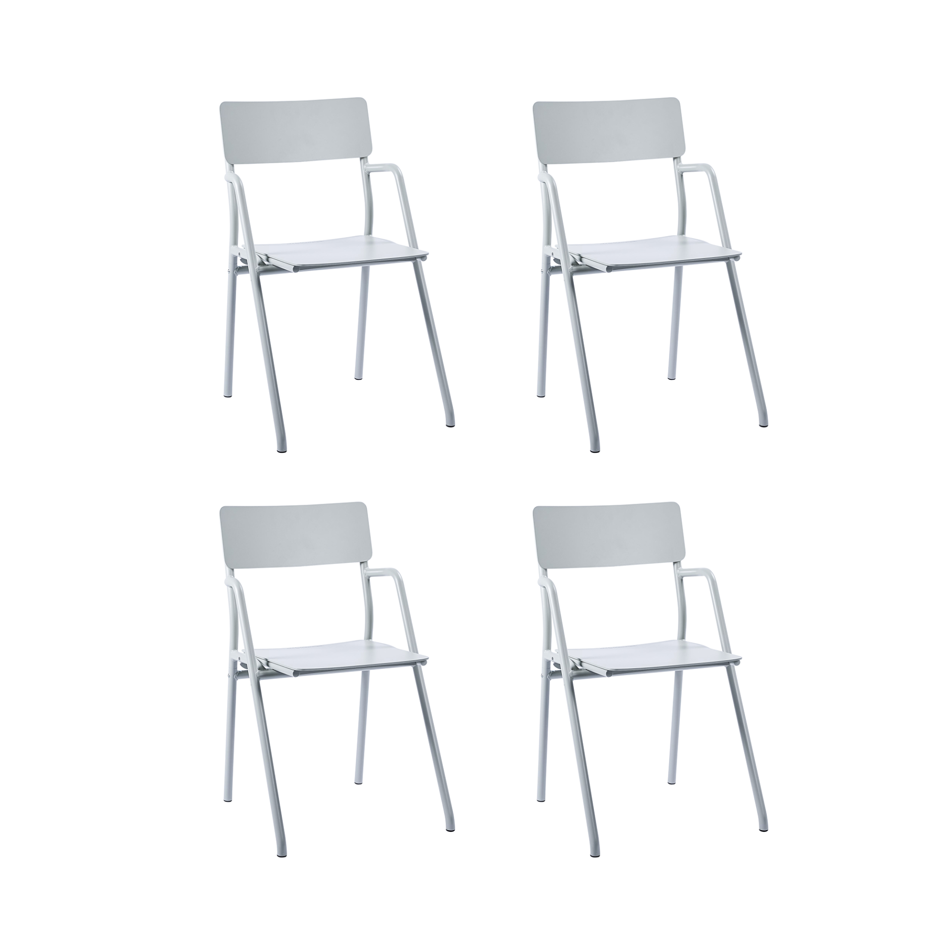 Weltevree Set of 4 Flip-up chairs