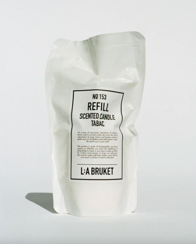 LA Bruket Refill Scented Candle TABAC