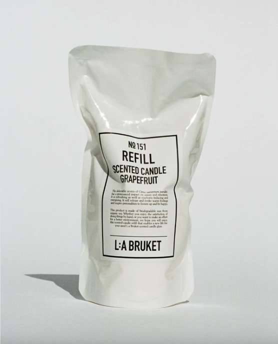 LA Bruket Refill Scented Candle GRAPEFRUIT