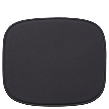 Muuto Fiber Lounge Chair Seat Pad - Easy leather black 207