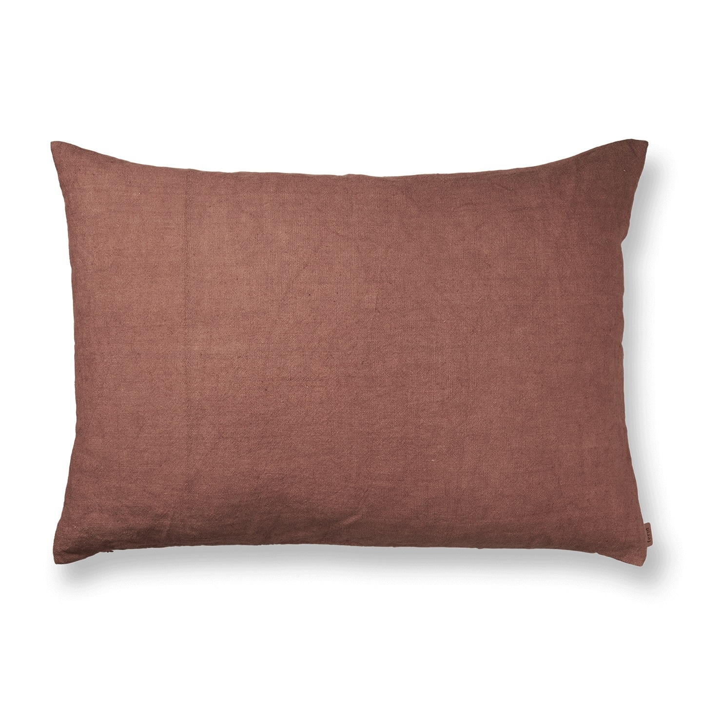 Ferm Living Heavy Linen Cushion Large - Berry Red
