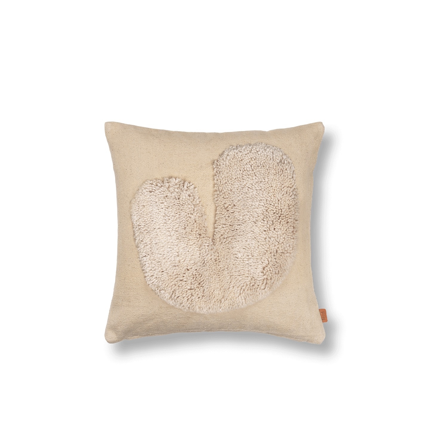 Ferm Living Lay Cushion - Sand/Off-white