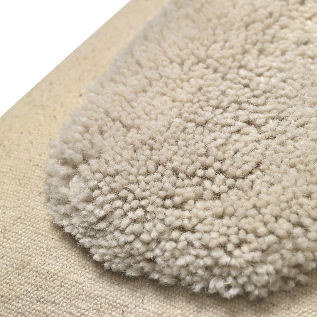 Ferm Living Lay Cushion - Sand/Off-white