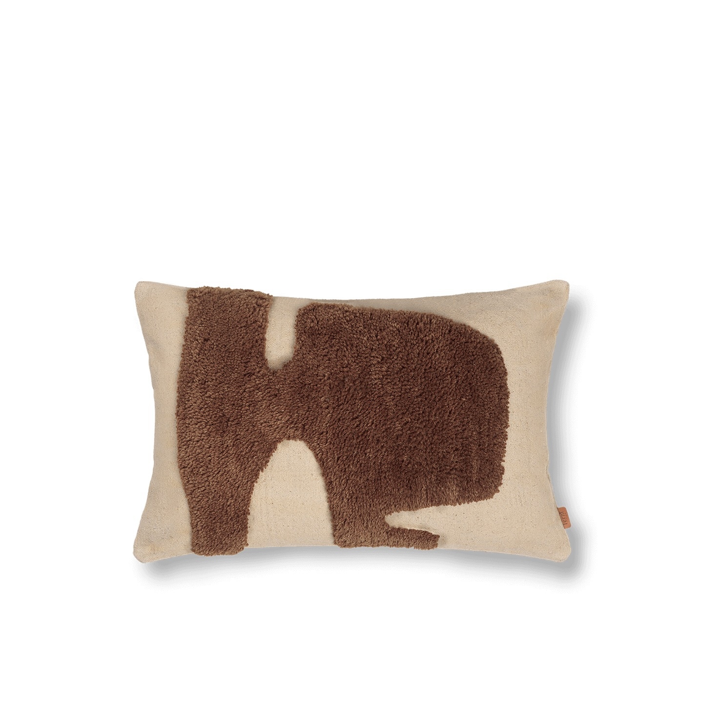 Ferm Living Lay Cushion Rectangular - Sand/Sugar Kelp