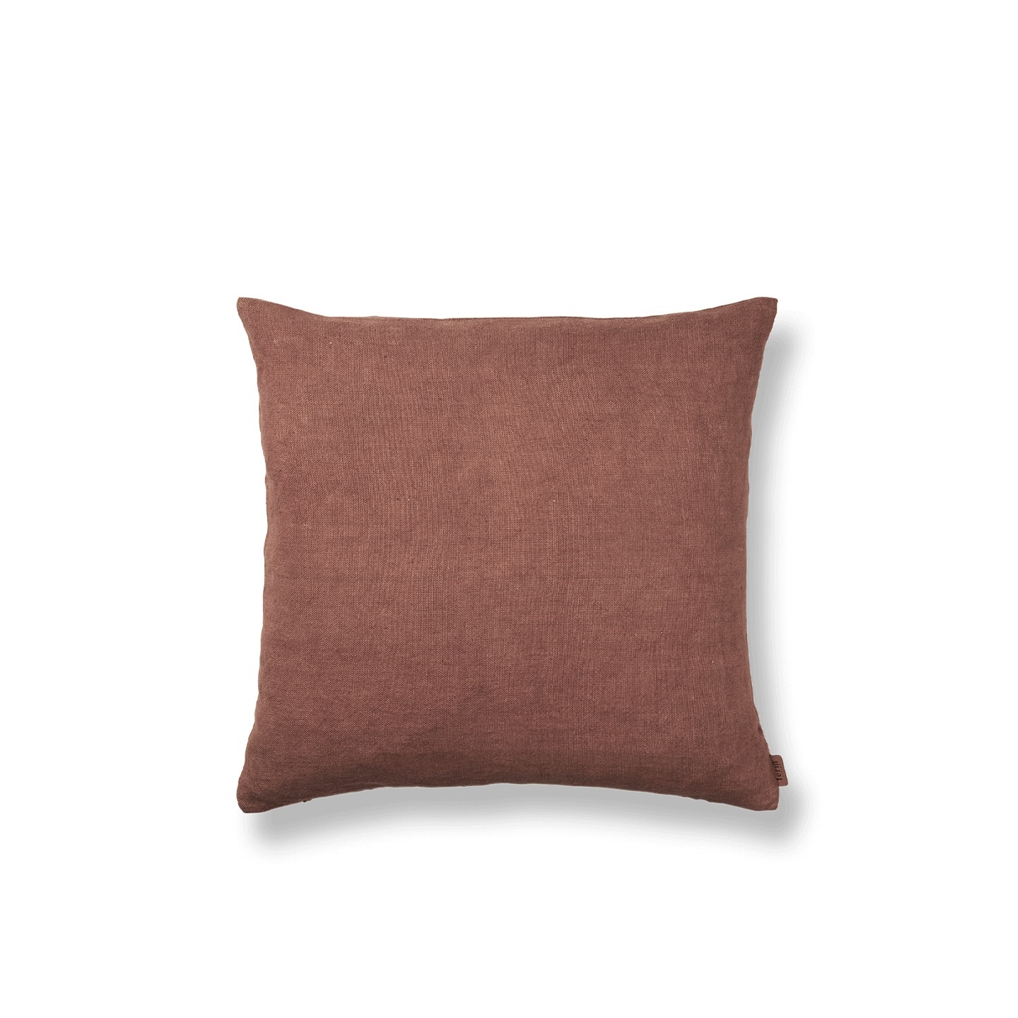 Ferm Living Heavy Linen Cushion - Berry Red
