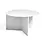 HAY Slit Table Powder Coated Steel - Round Ø65 X H35,5