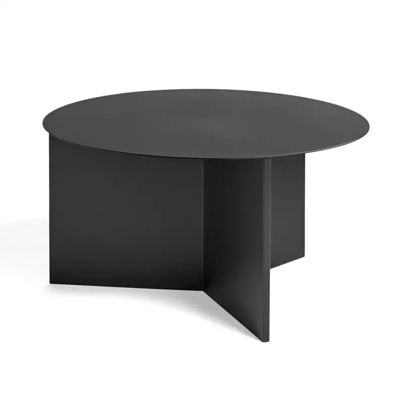 HAY Slit Table Powder Coated Steel - Round Ø65 X H35,5