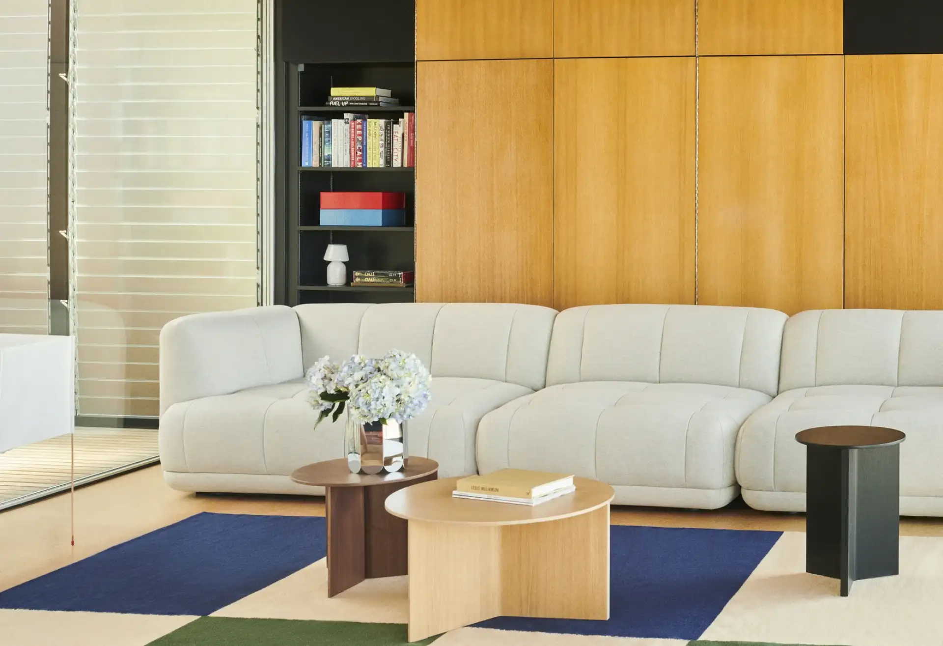 HAY Slit Table Wood - Round Ø65 X H35,5