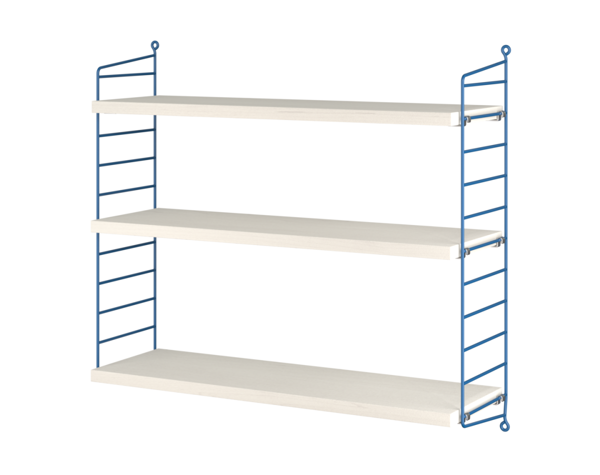 String Furniture Modulair wandsysteem - String® Pocket blue 75th anniversary 1949-2024 limited edition