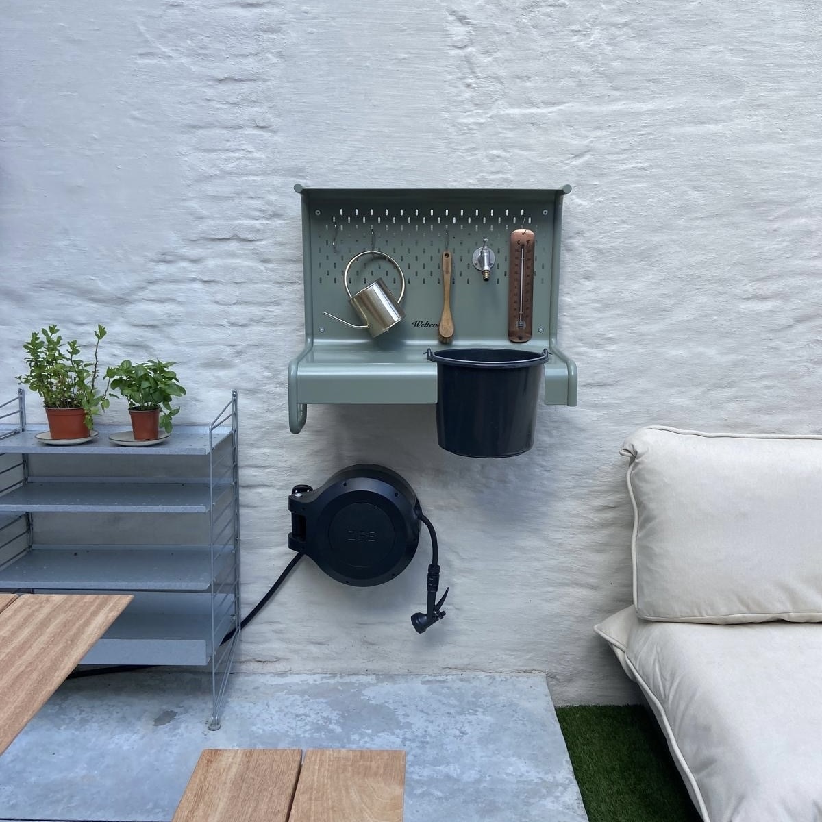 ZEE Mirtoon Tuinslang Muurhaspel 10m