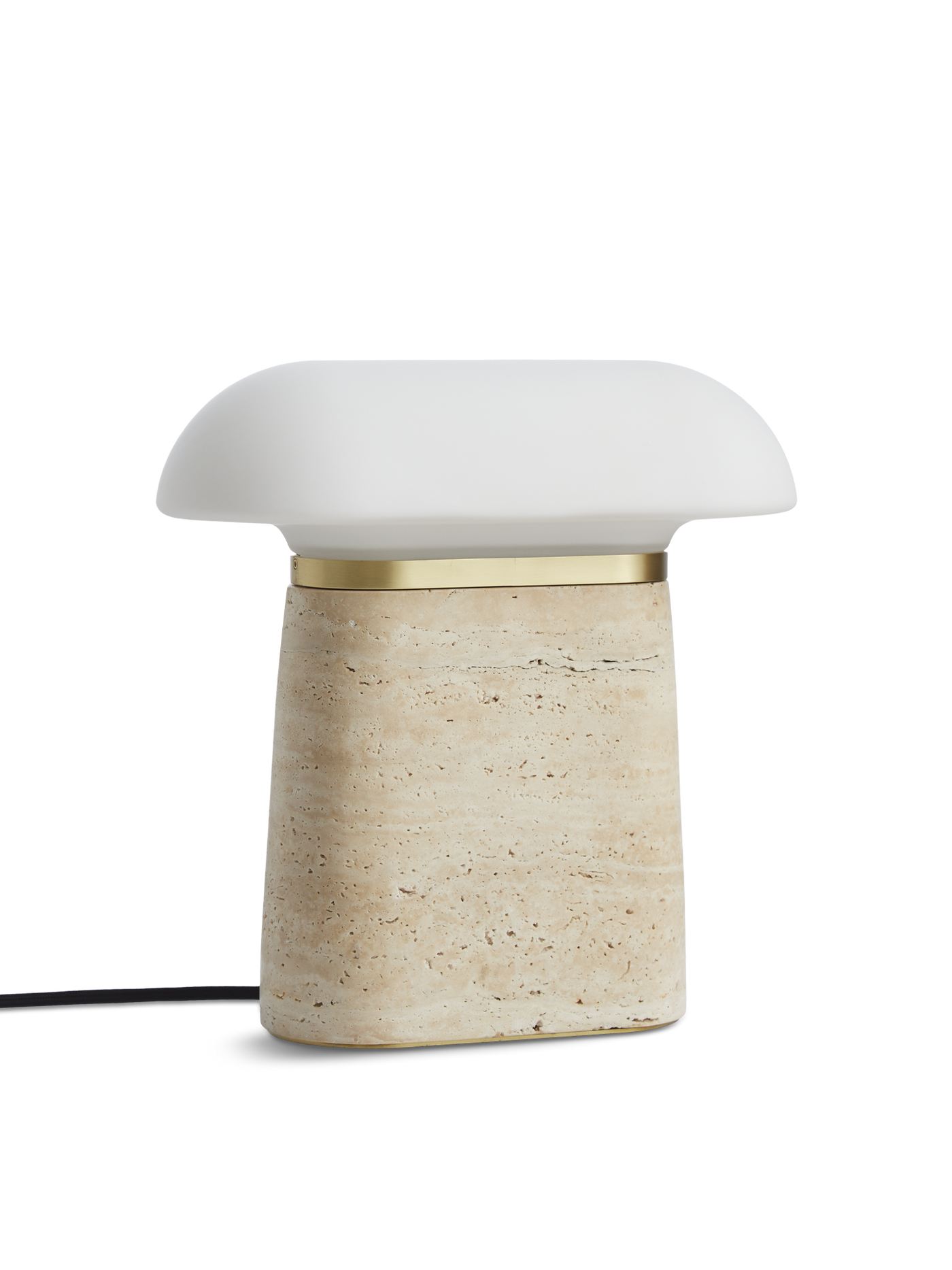 WOUD Nova Table Lamp - Ivory Travertine