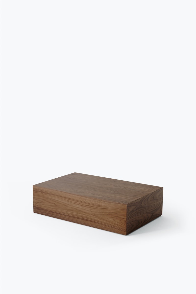 New Works Mass Coffee Table High Walnut