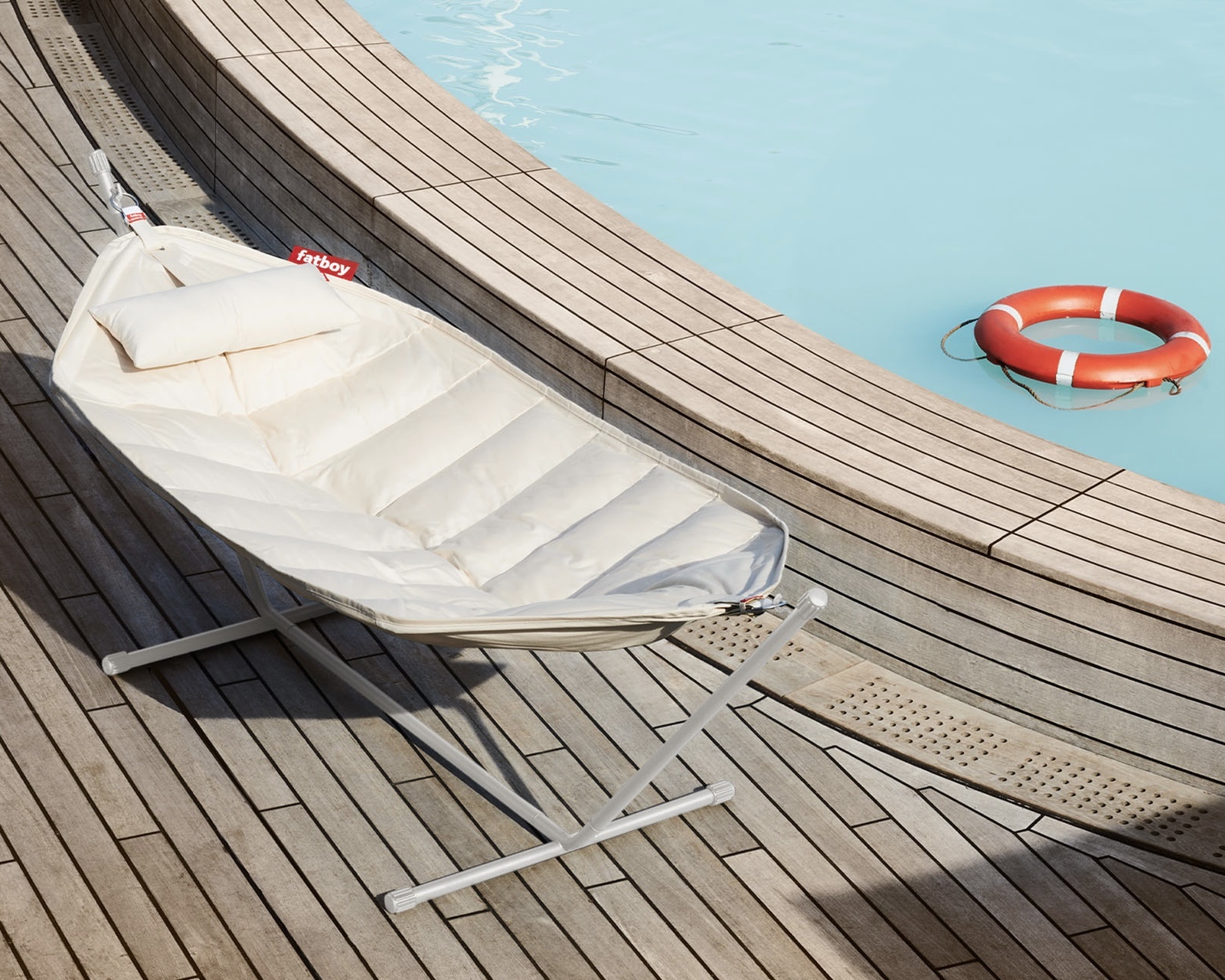 Fatboy Headdemock hangmat Superb Deluxe incl. Pillow incl. Cover - Mist + Light Grey