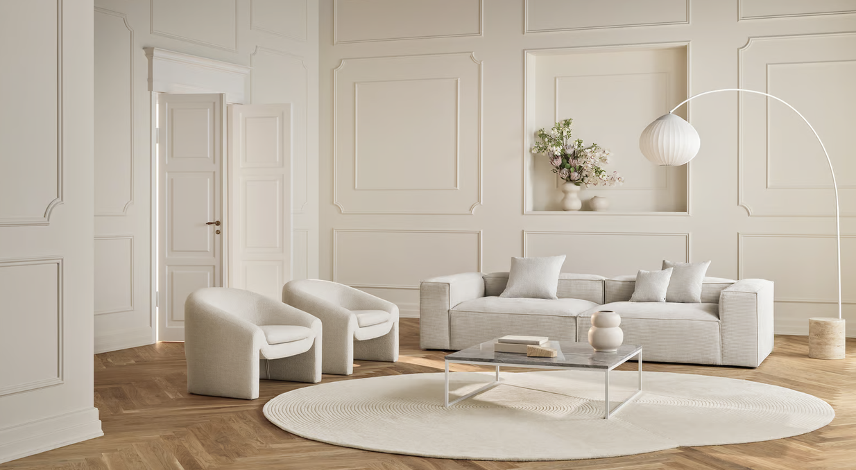 Bolia Zen Vloerkleed Shaped 250 x 333 cm - Beige