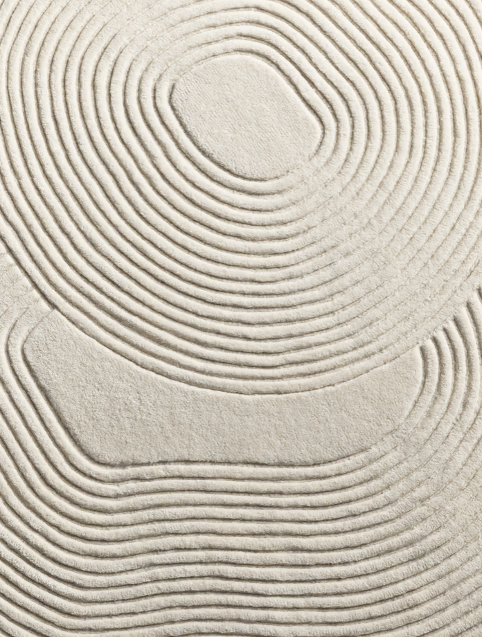 Bolia Zen Vloerkleed Rounded 175 x 240 cm - Creme