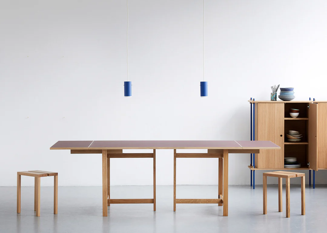 Moebe Rectangular Dining Table 160cm + 2 extensions