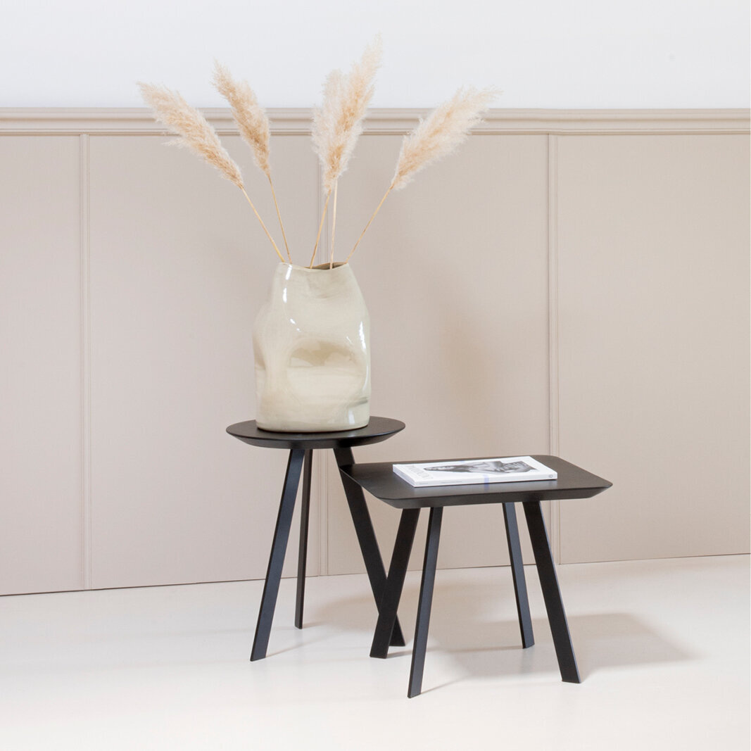 STUDIO HENK New Co Coffee Table 40 Rond Eik zwarte beits