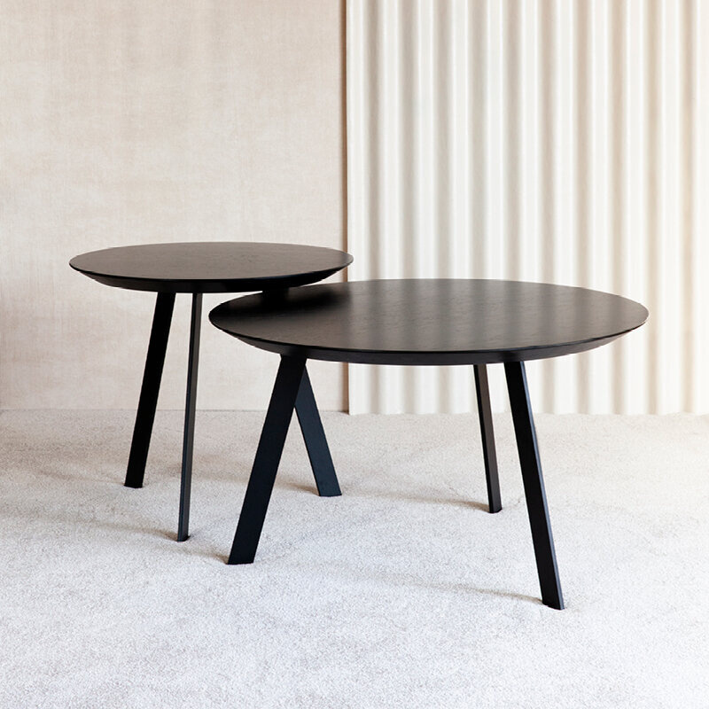 STUDIO HENK New Co Coffee Table 40 Rond Eik zwarte beits