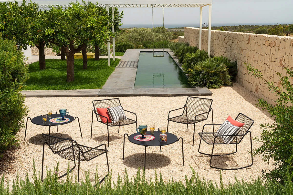 EMU Rio R50 Swing Lounge Chair Black