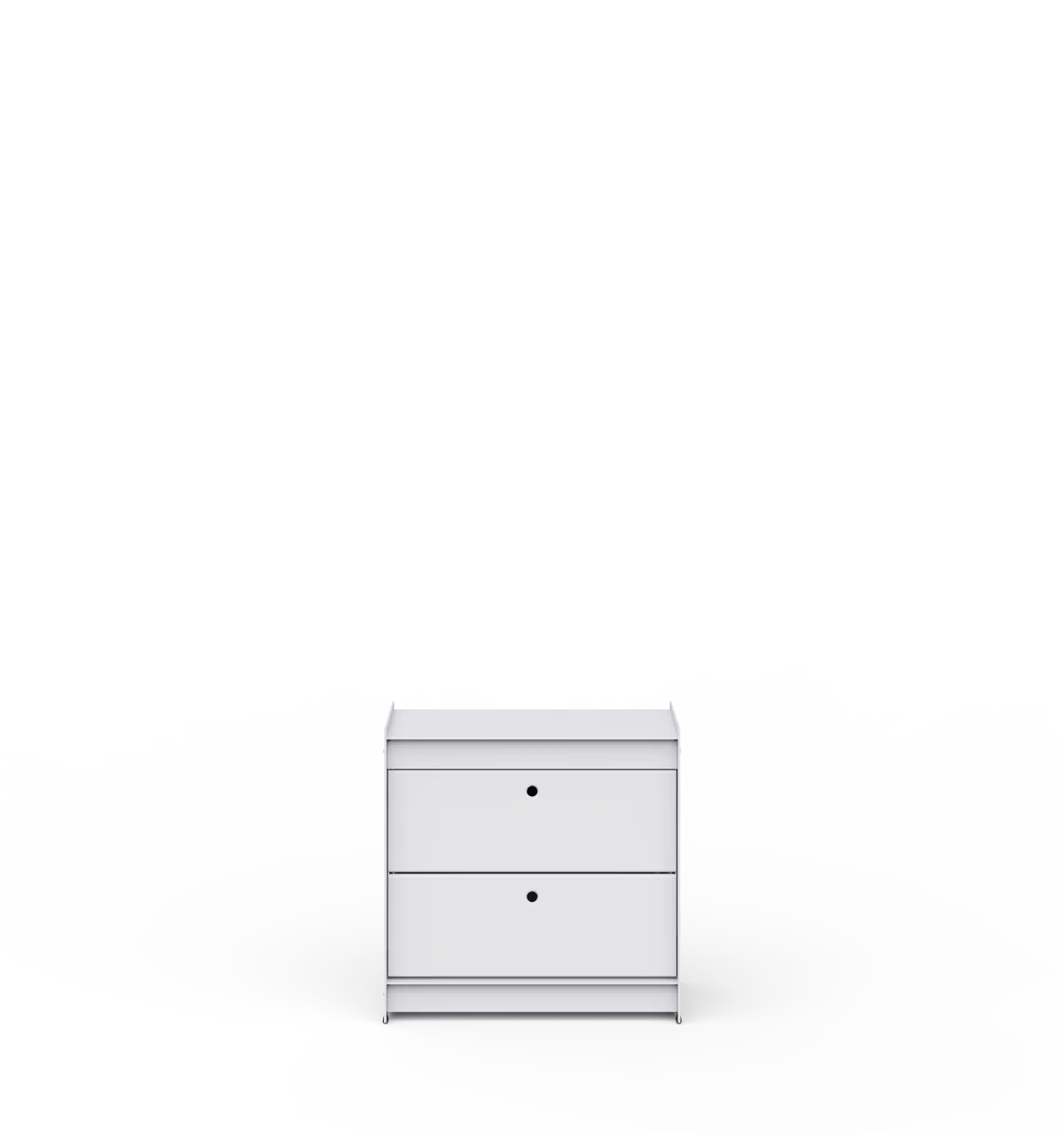 UTIL Plié Side Table 2 Small Drawers