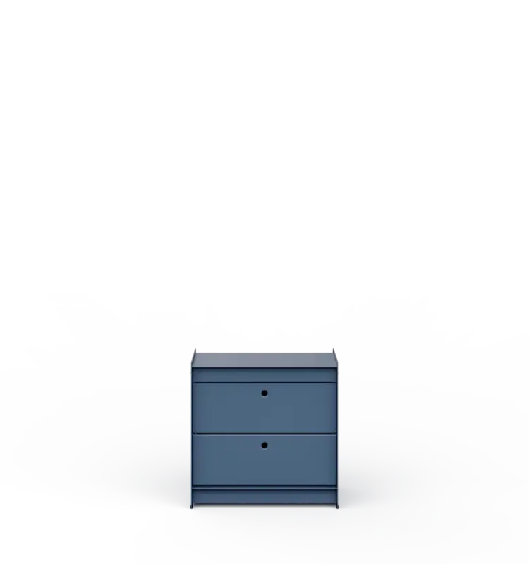 UTIL Plié Side Table 2 Small Drawers