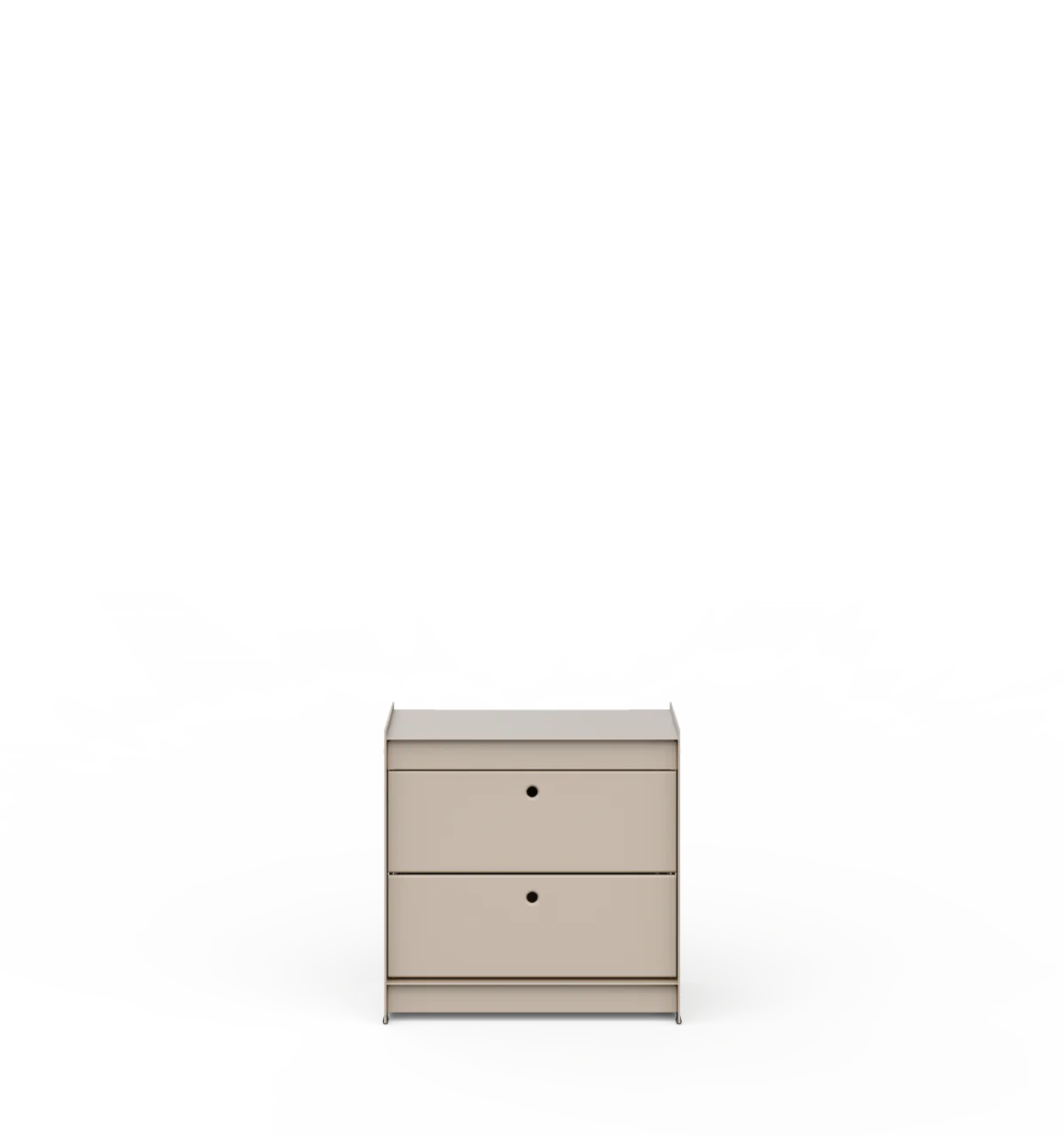 UTIL Plié Side Table 2 Small Drawers