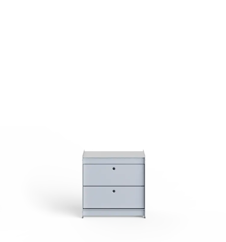 UTIL Plié Side Table 2 Small Drawers