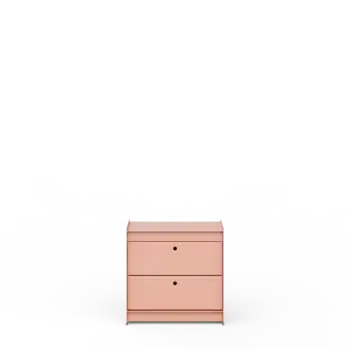 Plié Side Table 2 Small Drawers