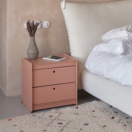 UTIL Plié Side Table 2 Small Drawers