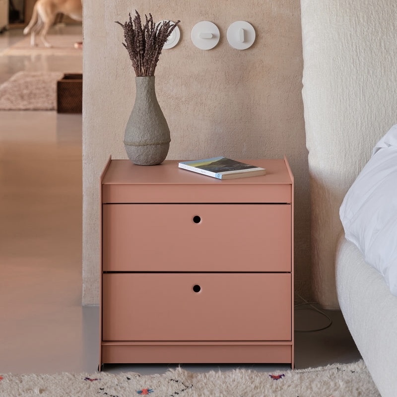 UTIL Plié Side Table 2 Small Drawers