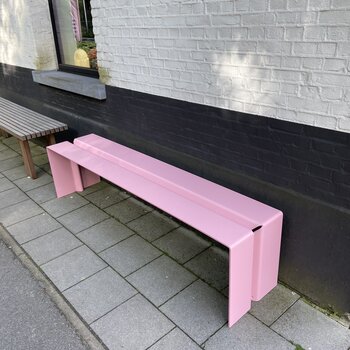 WÜNDER The Bench - Customised - Light Pink RAL3015