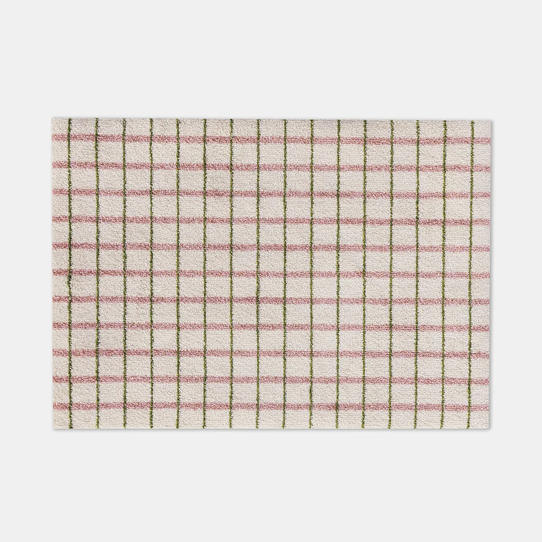 Heymat Grid Doormat - Lime Candycane