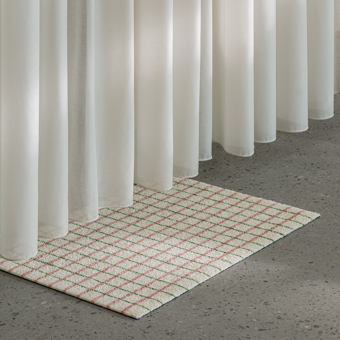Heymat Grid Doormat - Lime Candycane